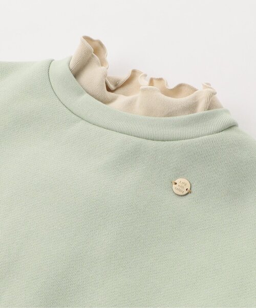 Seraph(セラフ)の「【ジュニア対応】バックリボンレイヤードトレーナー(スウェット・キッズ・チャコール/ラベンダー/グリーン・80/90/100/110/120/130/140)」の12枚目の写真