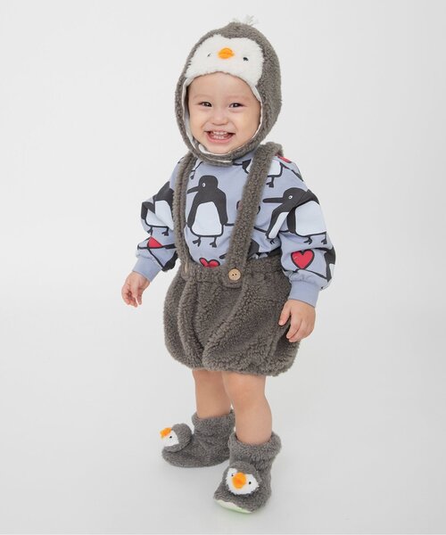 BREEZE(ブリーズ)の「FUN!FAN!アニマル もこもこサス付きブルマ(その他ベビーウェア・キッズ・イエロー/グレー・80)」の5枚目の写真