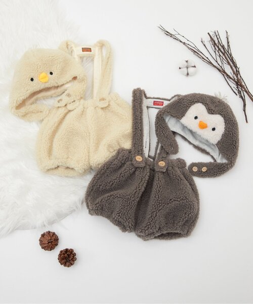 BREEZE(ブリーズ)の「FUN!FAN!アニマル もこもこサス付きブルマ(その他ベビーウェア・キッズ・イエロー/グレー・80)」の12枚目の写真