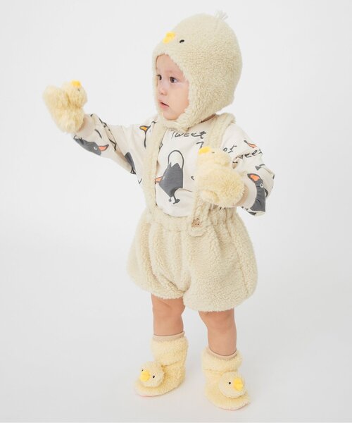 BREEZE(ブリーズ)の「FUN!FAN!アニマル もこもこサス付きブルマ(その他ベビーウェア・キッズ・イエロー/グレー・80)」の10枚目の写真