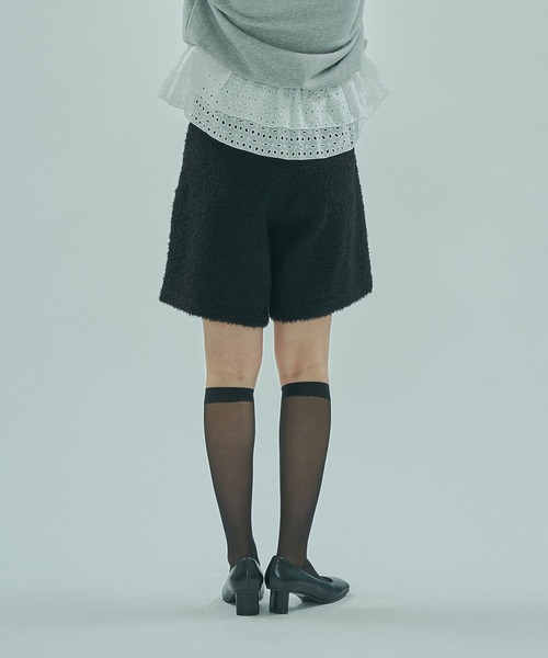 ROSE BUD(ローズバッド)の「KNIT SHORT PANTS(その他パンツ・レディース・ブラウン/ブラック・ONE SIZE)」の8枚目の写真