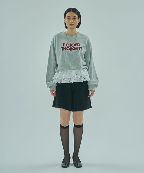 ROSE BUD(ローズバッド)の「KNIT SHORT PANTS(その他パンツ・レディース・ブラウン/ブラック・ONE SIZE)」の9枚目の写真