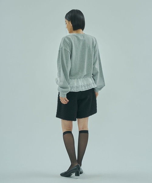 ROSE BUD(ローズバッド)の「KNIT SHORT PANTS(その他パンツ・レディース・ブラウン/ブラック・ONE SIZE)」の11枚目の写真