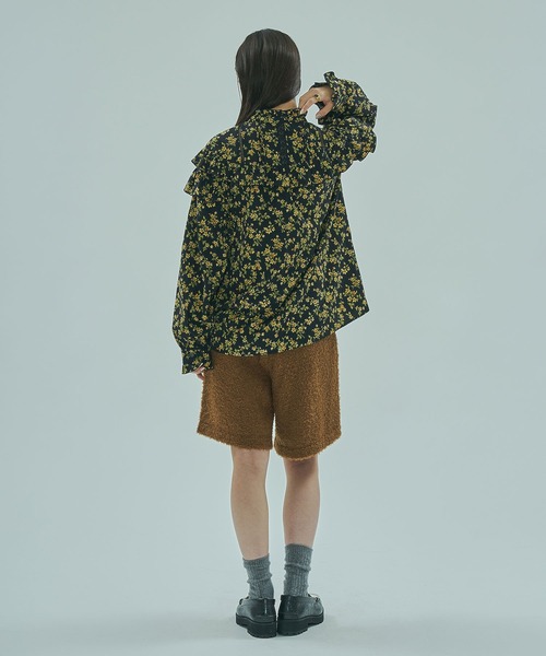 ROSE BUD(ローズバッド)の「KNIT SHORT PANTS(その他パンツ・レディース・ブラウン/ブラック・ONE SIZE)」の3枚目の写真