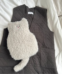 GLOBAL FORME CONCRETE（グローバルフォルムコンクリート）の「【Finissage】ミネットクッションブランケット（ブランケット）」