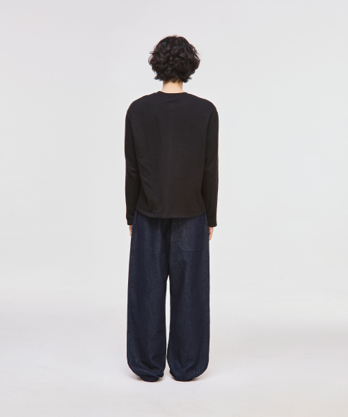 SIGNATURE（シグネチャ）の「ノンフェイドパーティグステッチバンディングデニムパンツ[インディゴ]（デニムパンツ・レディース・その他・MEDIUM/LARGE）」の9枚目の写真