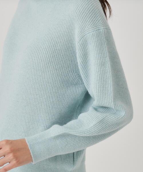 ヘアリー感／軽い】モックネックニット（ニット/セーター）｜COUP DE