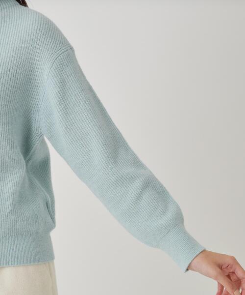 ヘアリー感／軽い】モックネックニット（ニット/セーター）｜COUP DE