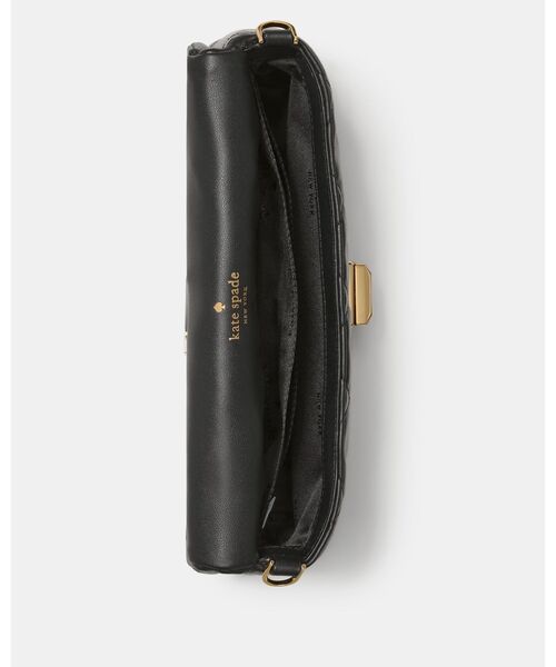 kate spade new york(ケイトスペード ニューヨーク)の「キャリー キルテッド ミニ クロスボディ(ショルダーバッグ・レディース・ブラック・ONESIZE)」の3枚目の写真