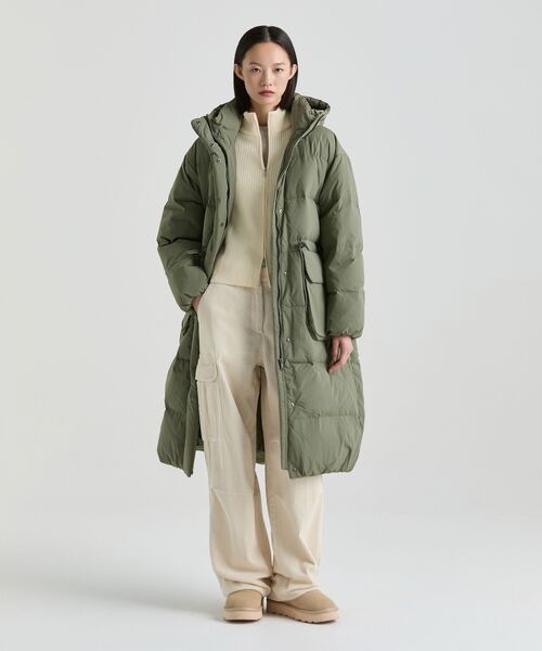 MUSINSA STANDARD WOMAN（ムシンサスタンダードウーマン）の「ウィメンズリブスリムニットジップアップ[クリーム]（ニット/セーター・レディース・その他・SMALL/MEDIUM/LARGE）」の9枚目の写真