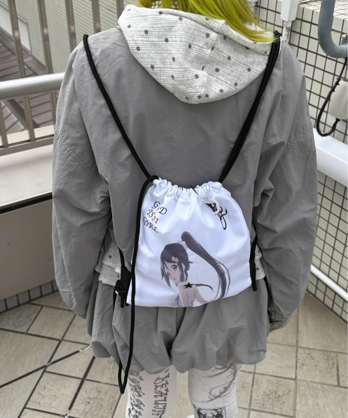 Never mind the XU / Chikashitsu+(ネバーマインド ザ エックスユー / チカシツプラス)の「【Nerd out XU】nylon crop jacket / 【ナードアウトエックスユー】ナイロン風クロップドジャケット <着用動画あり>(ブルゾン・メンズ・グレー/ブラック・ONE SIZE)」の14枚目の写真