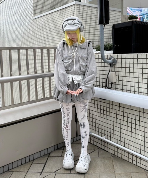 トップス nanachi SeeSew シャツ 「UNISEX」PARACHUTE SHIRTS/パラシュートチェック