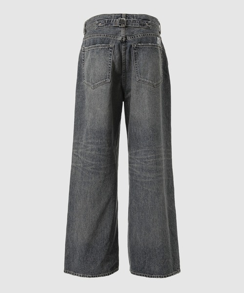 DAIRIKU（ダイリク）の「"D"Buckle Super wide Denim Pants（デニムパンツ・メンズ・インディゴブルー/ブラック・29(M)/27(S)/31(L)）」の11枚目の写真