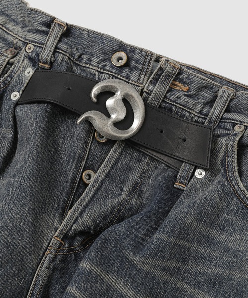 DAIRIKU（ダイリク）の「"D"Buckle Super wide Denim Pants（デニムパンツ・メンズ・インディゴブルー/ブラック・29(M)/27(S)/31(L)）」の12枚目の写真