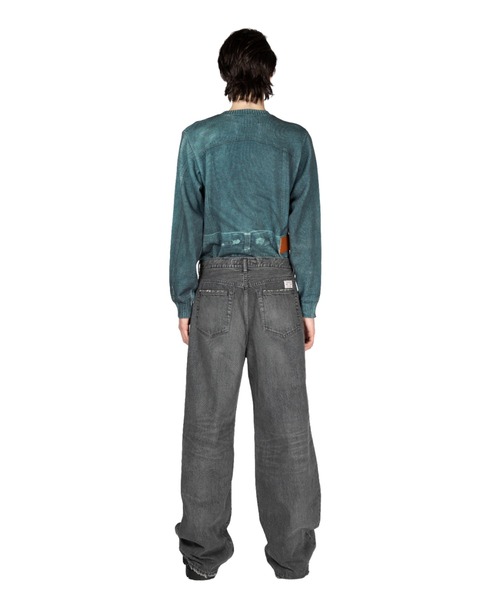 DAIRIKU（ダイリク）の「"D"Buckle Super wide Denim Pants（デニムパンツ・メンズ・インディゴブルー/ブラック・29(M)/27(S)/31(L)）」の5枚目の写真