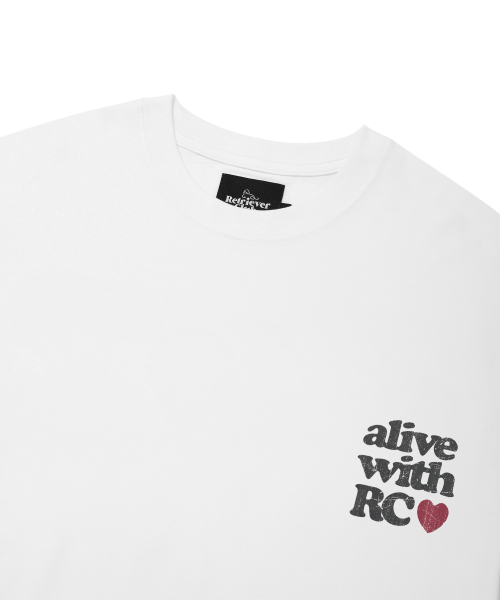 Retriever Club（レトリーバークラブ）の「ALIVE TEE [WHITE]（Tシャツ/カットソー・メンズ・その他・SMALL/MEDIUM/LARGE/X-LARGE）」の4枚目の写真