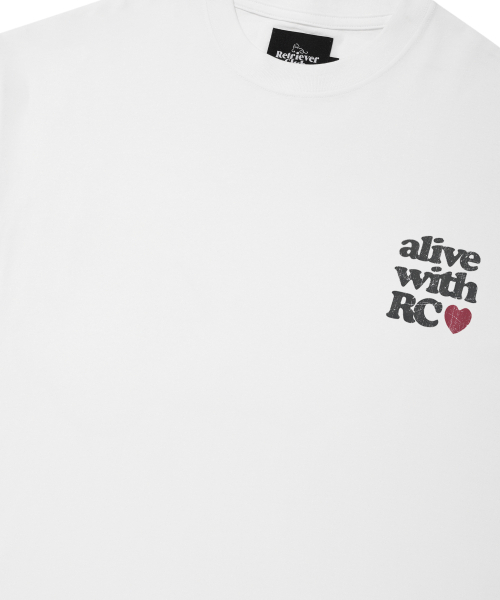 Retriever Club（レトリーバークラブ）の「ALIVE TEE [WHITE]（Tシャツ/カットソー・メンズ・その他・SMALL/MEDIUM/LARGE/X-LARGE）」の5枚目の写真