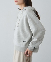 PUAL CE CIN | スウェットライクダブルジャガードニットパーカー(ニット/セーター)