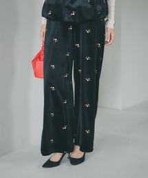 &. NOSTALGIA（アンドドットノスタルジア）の「フラワーベロアパンツ（その他パンツ）」