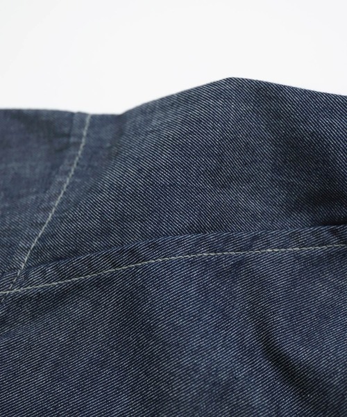 Brocante（ブロカント）の「[Brocante / ブロカント] ライトオンスデニム ペシュールスモック（シャツ/ブラウス・レディース・ワンウォッシュ・2）」の16枚目の写真