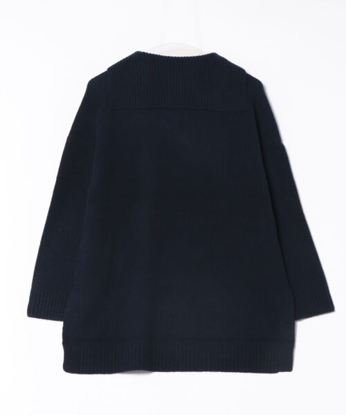 LA MARINE FRANCAISE（マリン フランセーズ）の「セーラーロングニット（ニット/セーター・レディース・グレー/オフホワイト/ネイビー・FREE）」の4枚目の写真