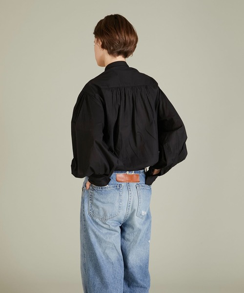 セール】【crinkle crinkle crinkle】ribbon blouse/リボンブラウス