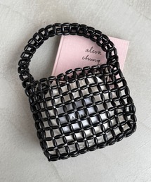 SANSeLF | 【SANSeLF】 コンパクトビーズスクエアハンドバッグ saa26s001(ハンドバッグ)