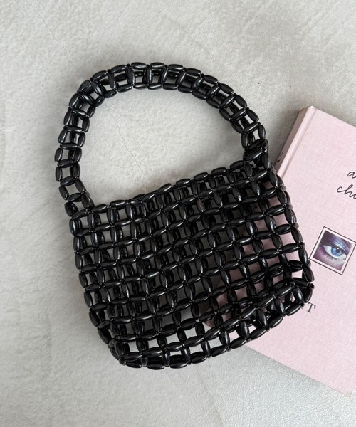 SANSeLF（サンセルフ）の「【SANSeLF】 コンパクトビーズスクエアハンドバッグ saa26s001（ハンドバッグ・レディース・イエロー/ピンク/アイボリー/ブラック・FREE）」の21枚目の写真