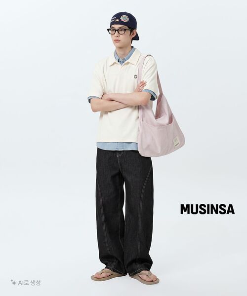 COVERNAT(カバーナット)の「Cロゴデニムハーフシャツライトブルー(シャツ/ブラウス・レディース・その他・SMALL/MEDIUM/LARGE/X-LARGE/XX-LARGE/X-SMALL)」の4枚目の写真