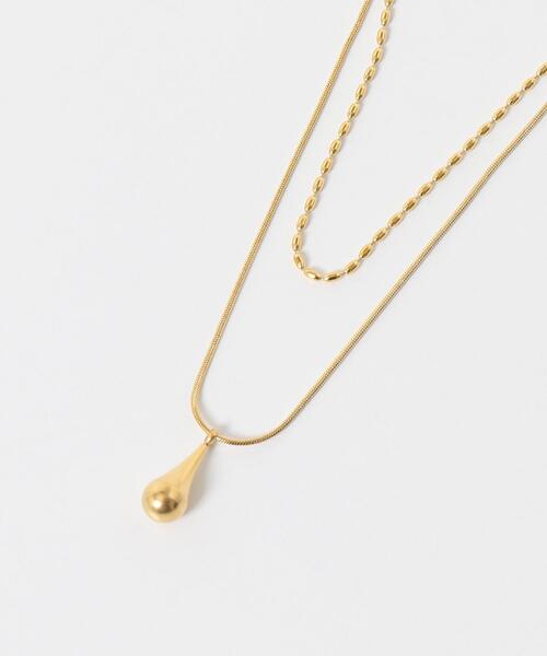 URBAN RESEARCH Sonny Label(アーバンリサーチサニーレーベル)の「ステンレス二連ドロップネックレス(ネックレス・レディース・シルバー/ゴールド・ONE)」の9枚目の写真