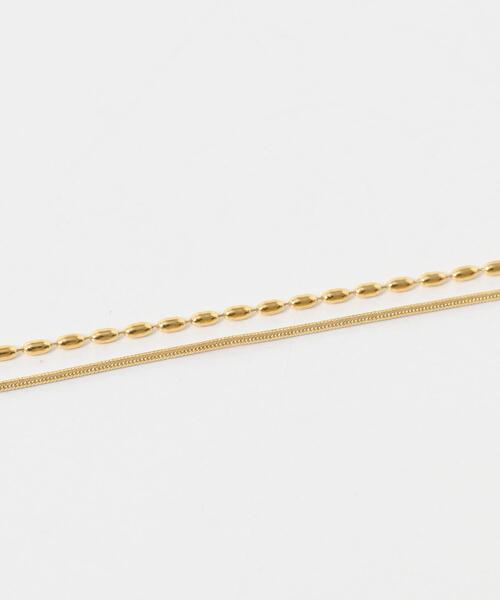 URBAN RESEARCH Sonny Label(アーバンリサーチサニーレーベル)の「ステンレス二連ドロップネックレス(ネックレス・レディース・シルバー/ゴールド・ONE)」の10枚目の写真