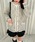 mebole�i���{���j�́uGray Argyle Knit Cardigan�i�J�[�f�B�K��/�{�����j�v�b���C�g�O���[