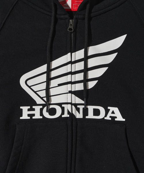 PHYPS MOTORCYCLE（フィップスモーターサイクル）の「Womens Wing Collect Logo Crop Hoodie Zip-Up Black（パーカー・レディース・その他・SMALL/MEDIUM）」の5枚目の写真