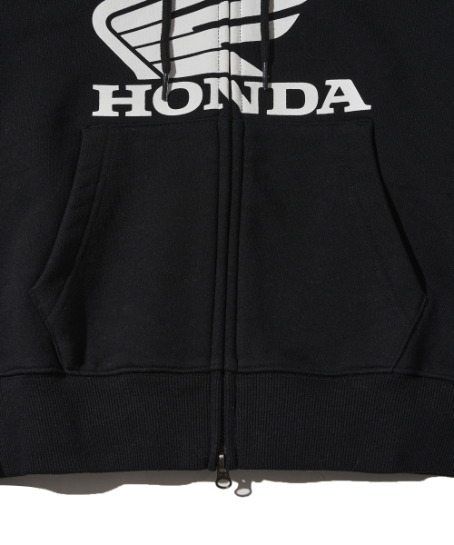 PHYPS MOTORCYCLE（フィップスモーターサイクル）の「Womens Wing Collect Logo Crop Hoodie Zip-Up Black（パーカー・レディース・その他・SMALL/MEDIUM）」の6枚目の写真