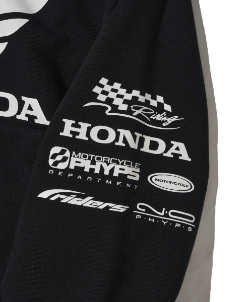 PHYPS MOTORCYCLE（フィップスモーターサイクル）の「Womens Wing Collect Logo Crop Hoodie Zip-Up Black（パーカー・レディース・その他・SMALL/MEDIUM）」の9枚目の写真