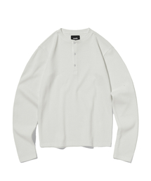suade（スエード）の「THERMAL HENLEY NECK [IVORY]（Tシャツ/カットソー）」