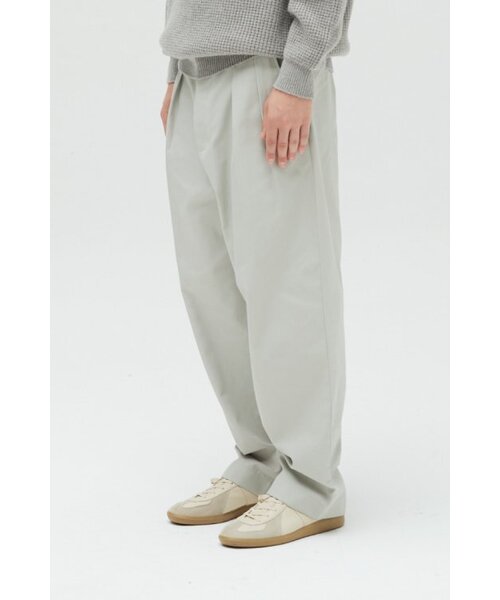 HORLISUN(ホーリーサン)の「22FW Corinth Twill Wide Loose Pants Gray Beige(その他パンツ・レディース・その他・LARGE/MEDIUM/SMALL)」の1枚目の写真