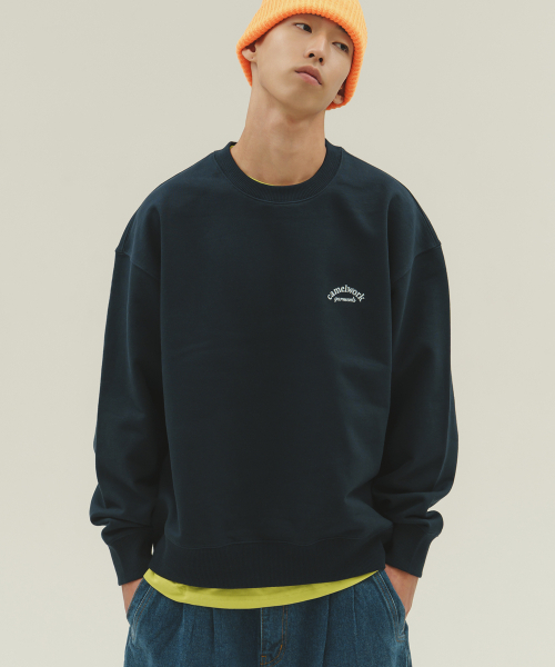 CAMEL WORK(キャメルワーク)の「カメルガーメント スモールロゴ スウェットシャツ(ネイビー)(スウェット・メンズ・その他・MEDIUM/LARGE/X-LARGE)」の1枚目の写真