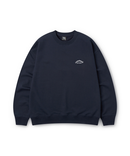 CAMEL WORK(キャメルワーク)の「カメルガーメント スモールロゴ スウェットシャツ(ネイビー)(スウェット・メンズ・その他・MEDIUM/LARGE/X-LARGE)」の2枚目の写真