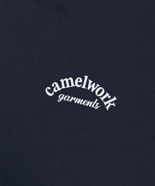 CAMEL WORK(キャメルワーク)の「カメルガーメント スモールロゴ スウェットシャツ(ネイビー)(スウェット・メンズ・その他・MEDIUM/LARGE/X-LARGE)」の4枚目の写真