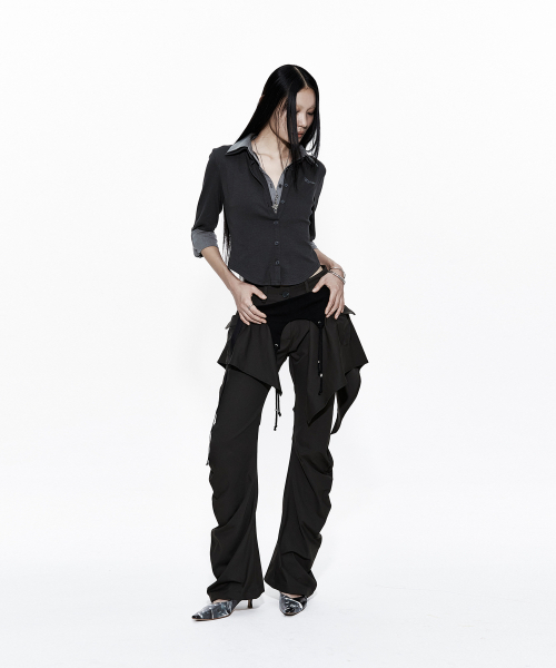 KASHIKO(カシコ)の「Layered Strap Pants Khaki(その他パンツ・レディース・その他・SMALL/MEDIUM)」の6枚目の写真