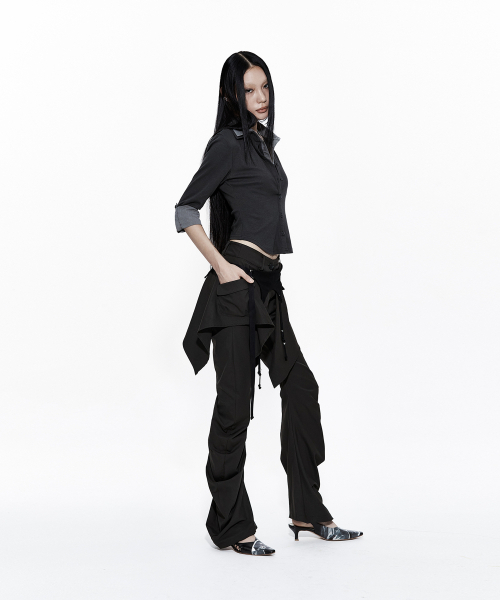 KASHIKO(カシコ)の「Layered Strap Pants Khaki(その他パンツ・レディース・その他・SMALL/MEDIUM)」の7枚目の写真