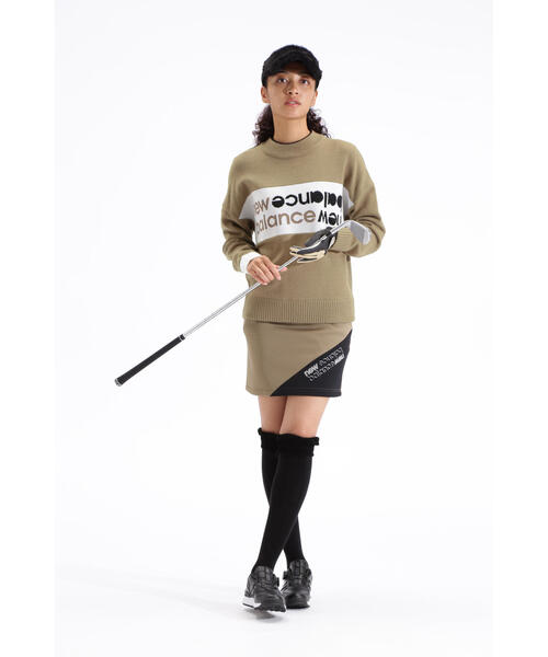 セール】【new balance golf】インレイ裏起毛 スウェット スカート