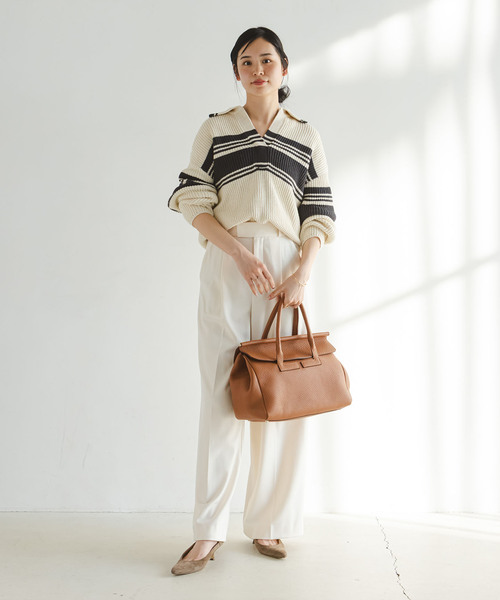 LORISTELLA（ロリステッラ）の「《追加2》LORISTELLA/ロリステッラ レザービッグボストンバッグ（ボストンバッグ・レディース・ブラウン・FREE）」の4枚目の写真