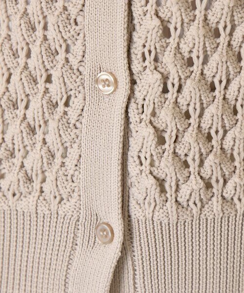 Jena espace merveilleux（ジェナ　エスパスメルヴェイユ）の「【春まで着れる】バンピーニットカーディガン（カーディガン/ボレロ・レディース・レッド/チャコールグレー/ライトグレー・FREE）」の22枚目の写真