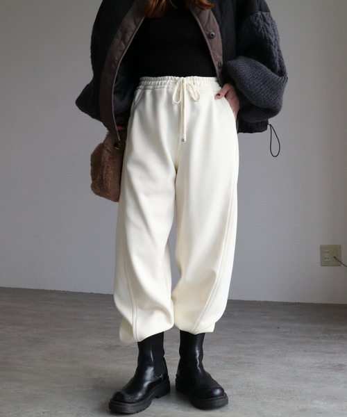 裏ミンクファータッチ切替カーブパンツ（その他パンツ）｜zena（ジェナ
