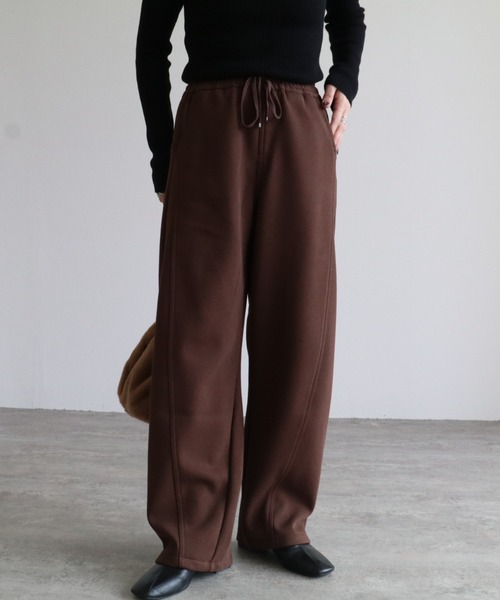 裏ミンクファータッチ切替カーブパンツ（その他パンツ）｜zena（ジェナ