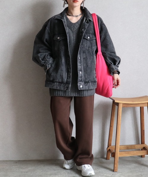 zena（ジェナ）の「裏ミンクファータッチ切替カーブパンツ（その他パンツ・レディース・ブラウン/アイボリー/杢グレー/オートミール・M）」の15枚目の写真