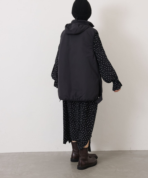 JOURNAL STANDARD LUXE（ジャーナルスタンダード　ラックス）の「Cu/Rローン フリルパフワンピース（ワンピース・レディース・ブラック系その他・FREE）」の10枚目の写真