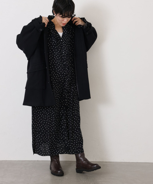 JOURNAL STANDARD LUXE（ジャーナルスタンダード　ラックス）の「Cu/Rローン フリルパフワンピース（ワンピース・レディース・ブラック系その他・FREE）」の11枚目の写真